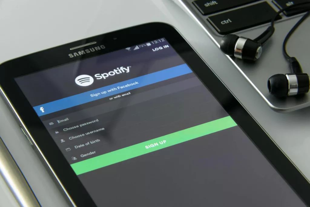 zwarte Samsung galaxy tab