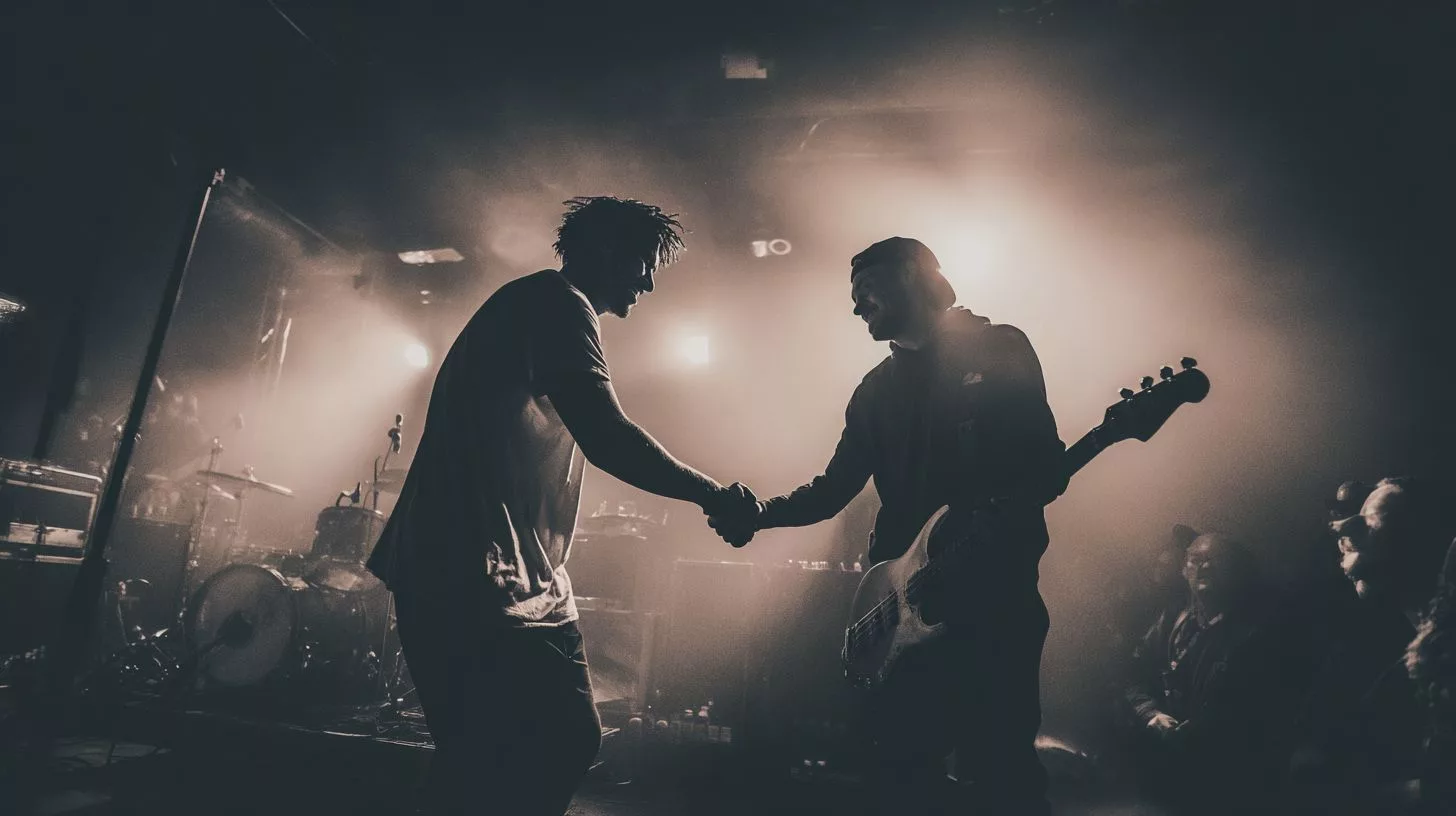 Music manager helping an artist secure a record deal to advance their music career